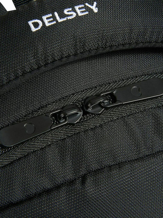 Delsey Element Aviator Backpack Bag for Laptop 15.6" with USB Port in Black Colour