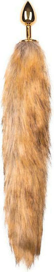 Easytoys Fox Tail Plug No 1 Anal Plug Gold