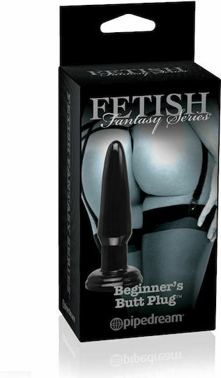 Pipedream Fetish Fantasy Beginner's Butt Plug Анална тапа Black 10.8см