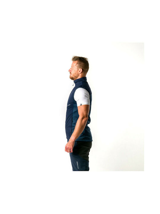 Sleeveless Jacket Windproof Navy Blue