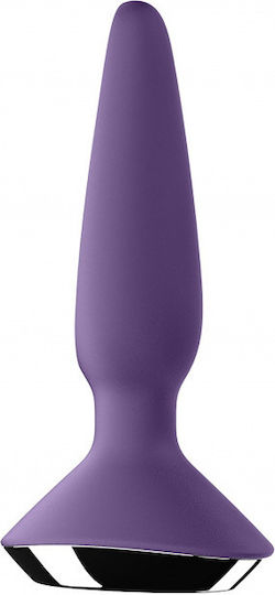 Satisfyer Plug-ilicious 1 Play Vibrator Anal Plug mit kabelloser Funktion und Vibration Lila