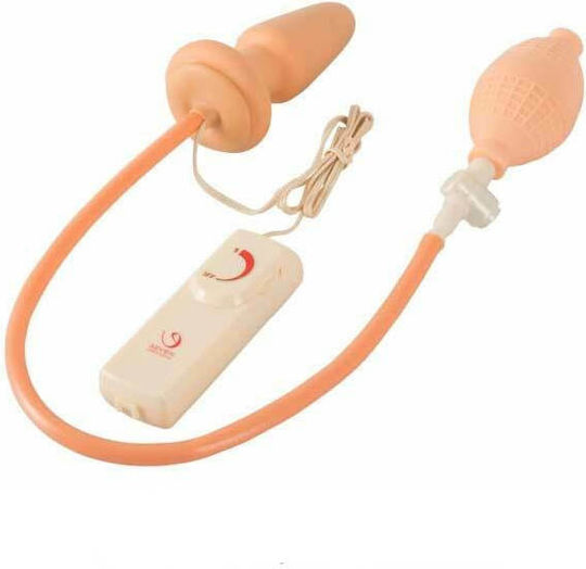 Seven Creations Expandable Butt Plug Πρωκτική Σφήνα Flesh 10cm