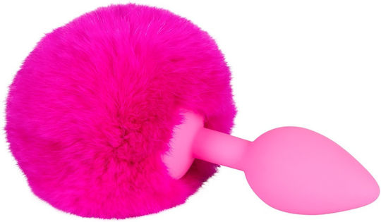 You2Toys Colorful Joy Bunny Tail Plug Πρωκτική Σφήνα Φούξια 6cm