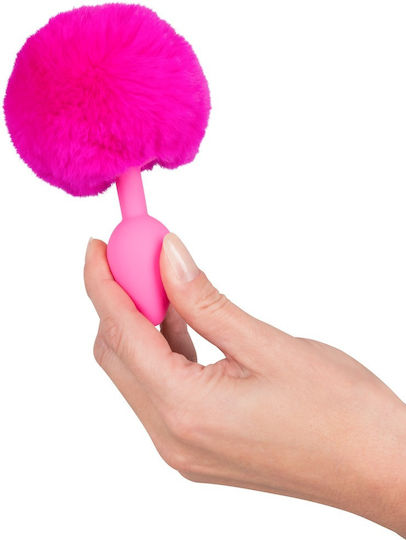 You2Toys Colorful Joy Bunny Tail Plug Πρωκτική Σφήνα Φούξια 6cm