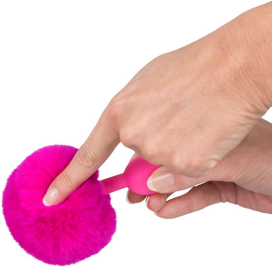You2Toys Colorful Joy Bunny Tail Plug Πρωκτική Σφήνα Φούξια 6cm