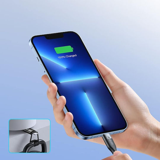 Joyroom S-1030M12 USB to Lightning Cable Μαύρο 1m