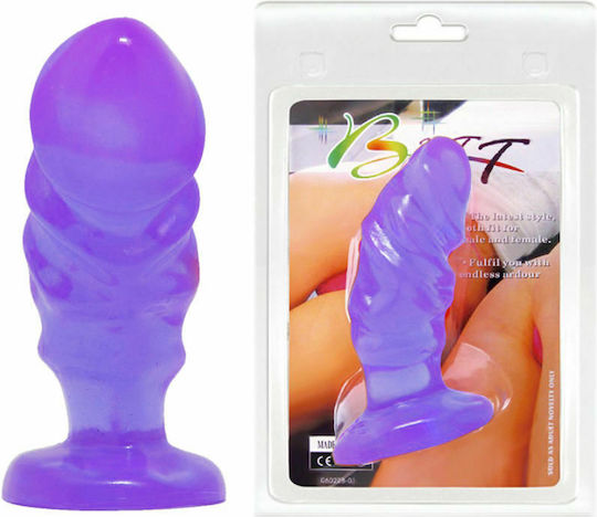 Baile Unisex Anal Plug With Suction Cup Dop Anal Violet 11cm