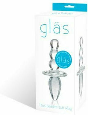 Glas Titus Analdildo Transparent 11.5cm