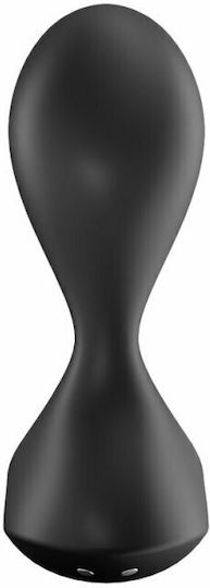 Satisfyer Sweet Seal Anal Plug with Vibration Black 10.5cm