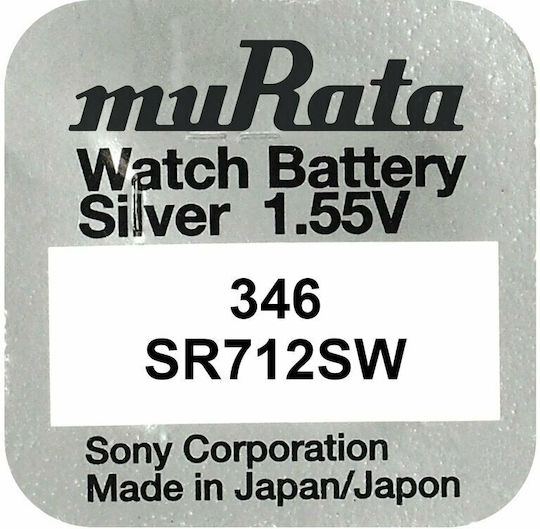Murata 346 Batterie Silber-Oxid für Uhren SR712 1.55V 1Stück