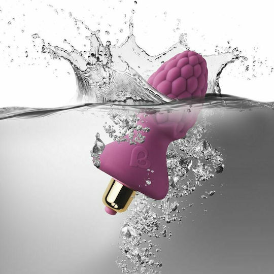 Rocks Off Ass Berries 7 Speed Анална тапа с вибрация Лилав 10.2см