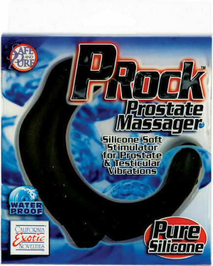 Calexotics P Rock Prostate Massager Anal Vibrator Black 11.5cm