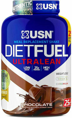 USN Meal Replacement Shake DietFuel UltraLean cu Aromă de Ciocolata 1kg