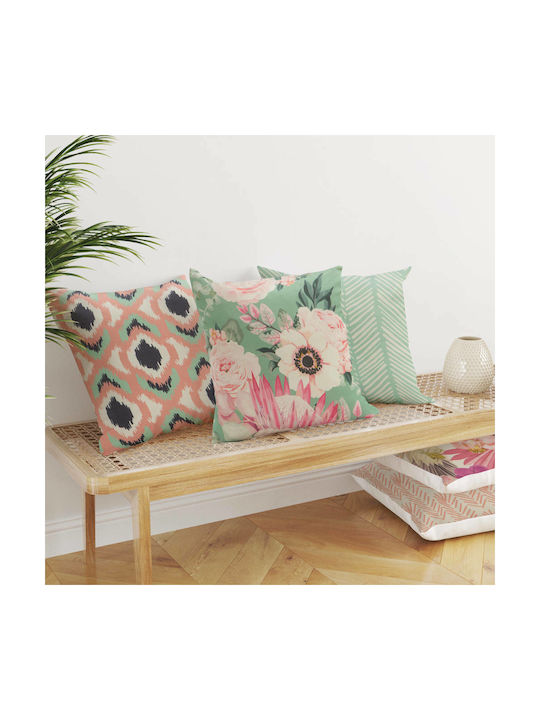 Borea Decorative Pillow Case from 100% Cotton Plan 33 45x45cm.