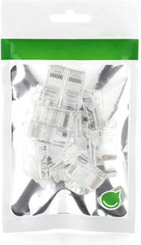 Ugreen NW110 Ștecher RJ-45 masculin Cat5e 100buc Transparent (22667)