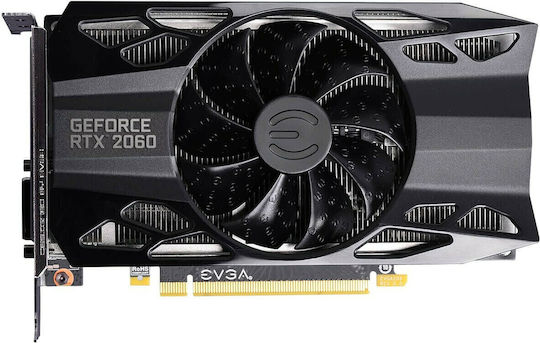 EVGA GeForce RTX 2060 6GB GDDR6 SC Κάρτα Γραφικών