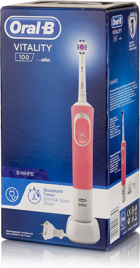 Oral-B Vitality 100 3D White Electric Toothbrush with Timer