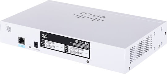 Cisco CBS220-8T-E-2G Managed L2 Switch with 8 Gigabit (1Gbps) Ethernet Ports and 2 SFP Ports