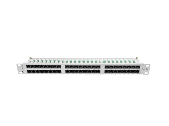 Lanberg Patch Panel για Rack 1U 19" 48 Θυρών cat5e Γκρι