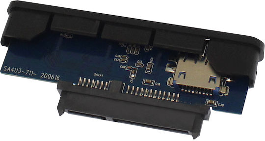 Andowl QY-S300 Θήκη για Σκληρό Δίσκο 2.5" SATA III με σύνδεση USB 3.0 σε Ασημί χρώμα