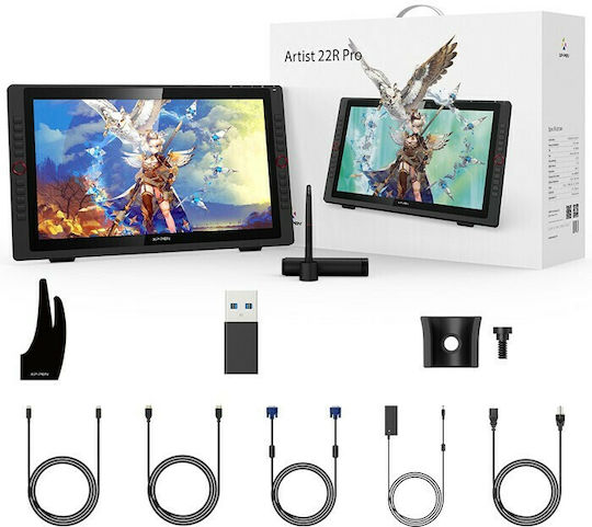 XP-Pen Artist 22R Pro Γραφίδα Σχεδίασης με Όθονη FHD 21.5"