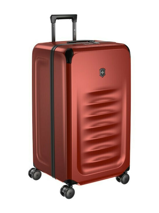 Victorinox Spectra 3.0 Твърд Голям Куфар За Пътуване Червен С 4 Колела Височина 76см
