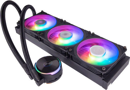 CoolerMaster Masterliquid PL360 Flux Υδρόψυξη AIO CPU με 3 Ανεμιστήρες 120mm και ARGB Φωτισμό