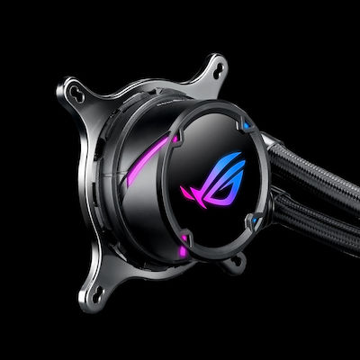 Asus ROG Strix LC 240 Υδρόψυξη Επεξεργαστή Διπλού Ανεμιστήρα 120mm για Socket AM4/1200/115x με RGB Φωτισμό