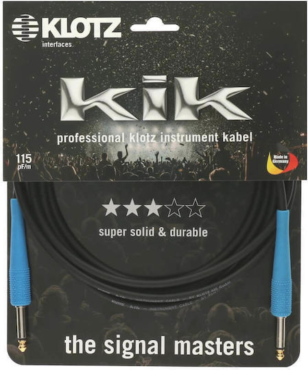 Klotz Cable 6.3mm male - 6.3mm male 4.5m (KIKC4.5PP2)