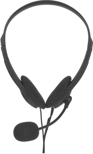 Defender Aura 102 3.5mm Auf dem Ohr Multimedia-Headsets mit Mikrofon und Verbindung 3,5 mm Klinke in Schwarz Farbe