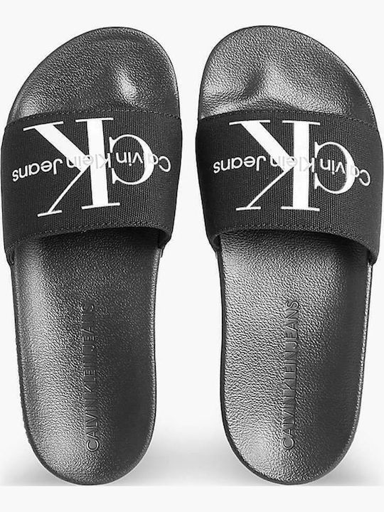 Monogram Women's Slides Black