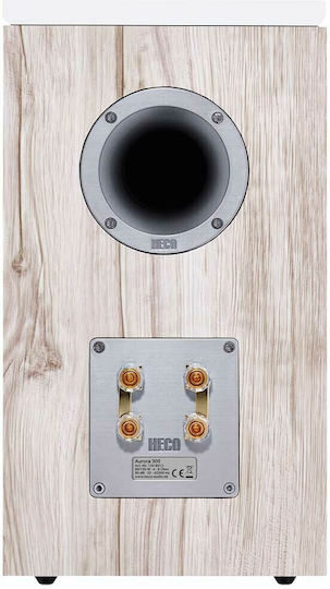 Heco Aurora 300 D1348012 Pair of Hi-Fi Speakers Bookself 80W 2 No of Drivers W19.5xD31.5xH35.7cm. White