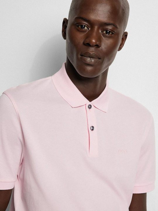 Pallas Polo Bluza Tricou Cu Mânecă Scurtă Roz