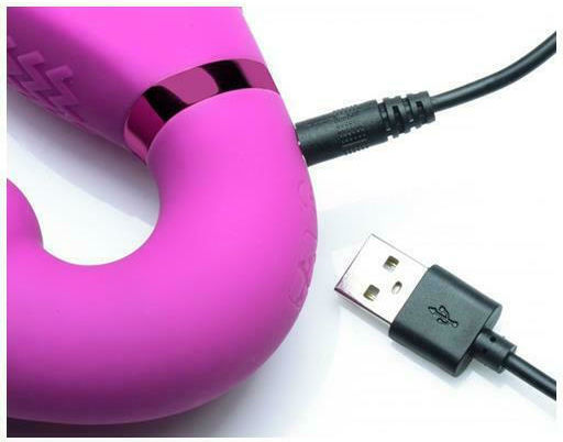 Strap U Inflatable Strapless Strap-on With Remote Control Без презрамки Страп-он с Дилдо 24см с вибрация в Лилав цвят
