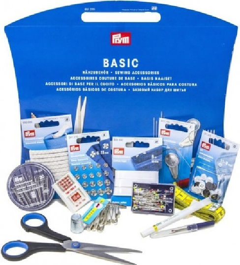 Prym Set de cusut Set de cusut pentru lucru manual / broderie / croitorie / reparații 30x26cm 651220