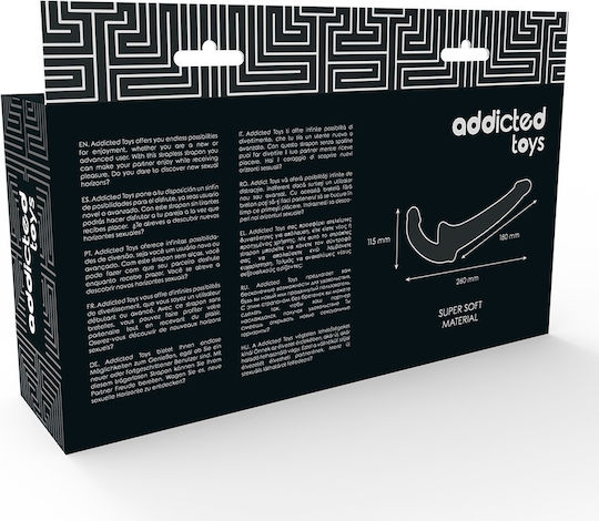 Addicted Toys Strapless Strapon Strapless Strap On with Dildo in color Flesh