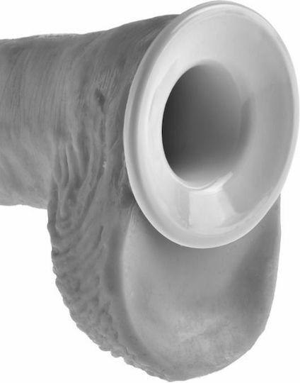 Pipedream Kick Cock Hollow Strap-On Suspender System Harness with Dildo 25.4cm in White Color