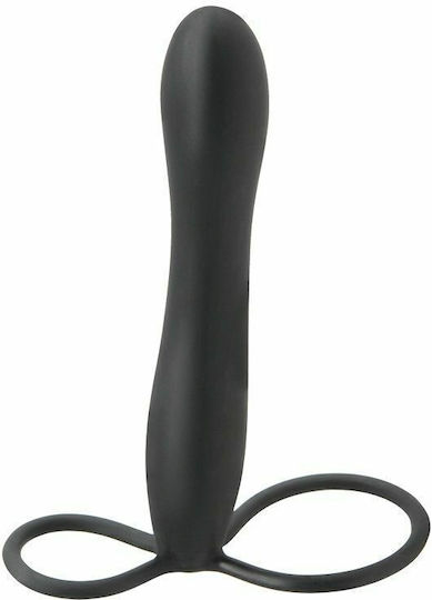 Pipedream Fetish Fantasy Elite Double Trouble Anal Dildo mit Dildo 15cm in Schwarz Farbe