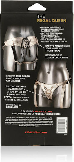Calexotics Her Royal Harness The Regal Queen Gurtzeug in Schwarz Farbe