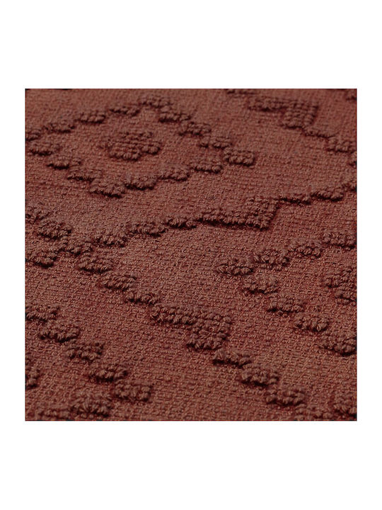 Sealskin Badematte Baumwolle Platz Aztec 800100 Dark Pink 60x60cm