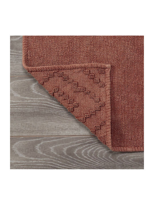 Sealskin Badematte Baumwolle Platz Aztec 800100 Dark Pink 60x60cm