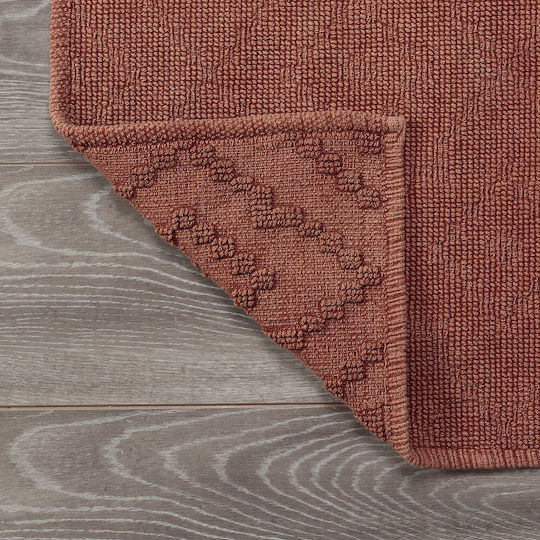 Sealskin Badematte Baumwolle Platz Aztec 800100 Dark Pink 60x60cm