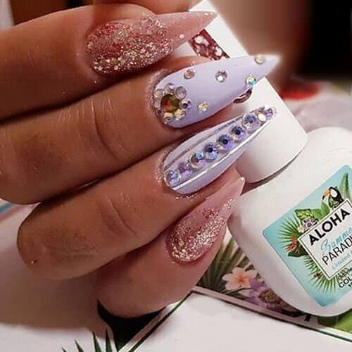 Aloha Fashion Ημιμόνιμο Βερνίκι Νυχιών AF 103 Lilac Violet 15ml