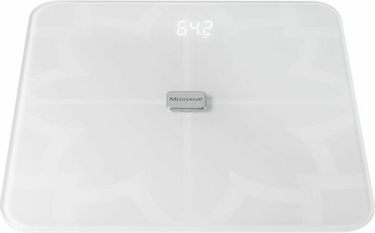Medisana BS 450 Connect Digital Badezimmerwaage mit Körperfettmessung in Weiß Farbe