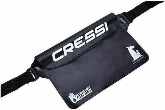 CressiSub Kangaroo Dry Pounch Waist Bag Black