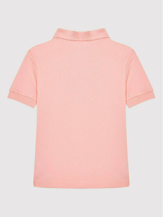 Lacoste Children's Polo Short Sleeve Pink