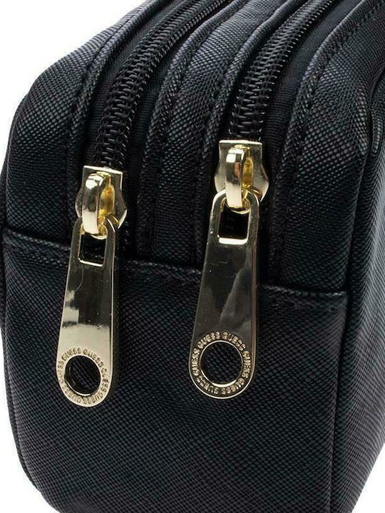 Toiletry Bag in Black color 17cm