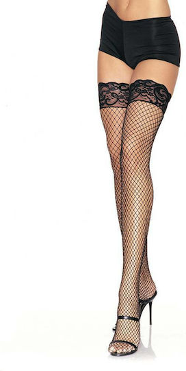 Leg Avenue Stay Up Fishnet Thigh Highs