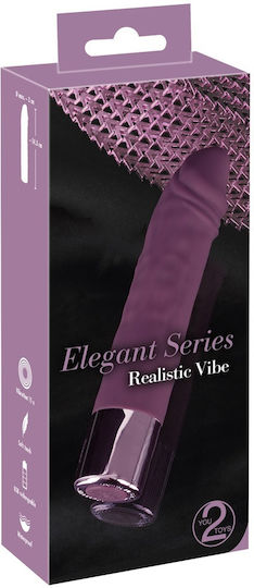 You2Toys Elegant Series Realisitc Vibe Classic Vibrator Taupe