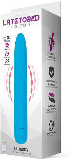 LateToBed Bluesky Clasic Vibrator Vibrator Easy Fun 18.5cm Mate Blue
